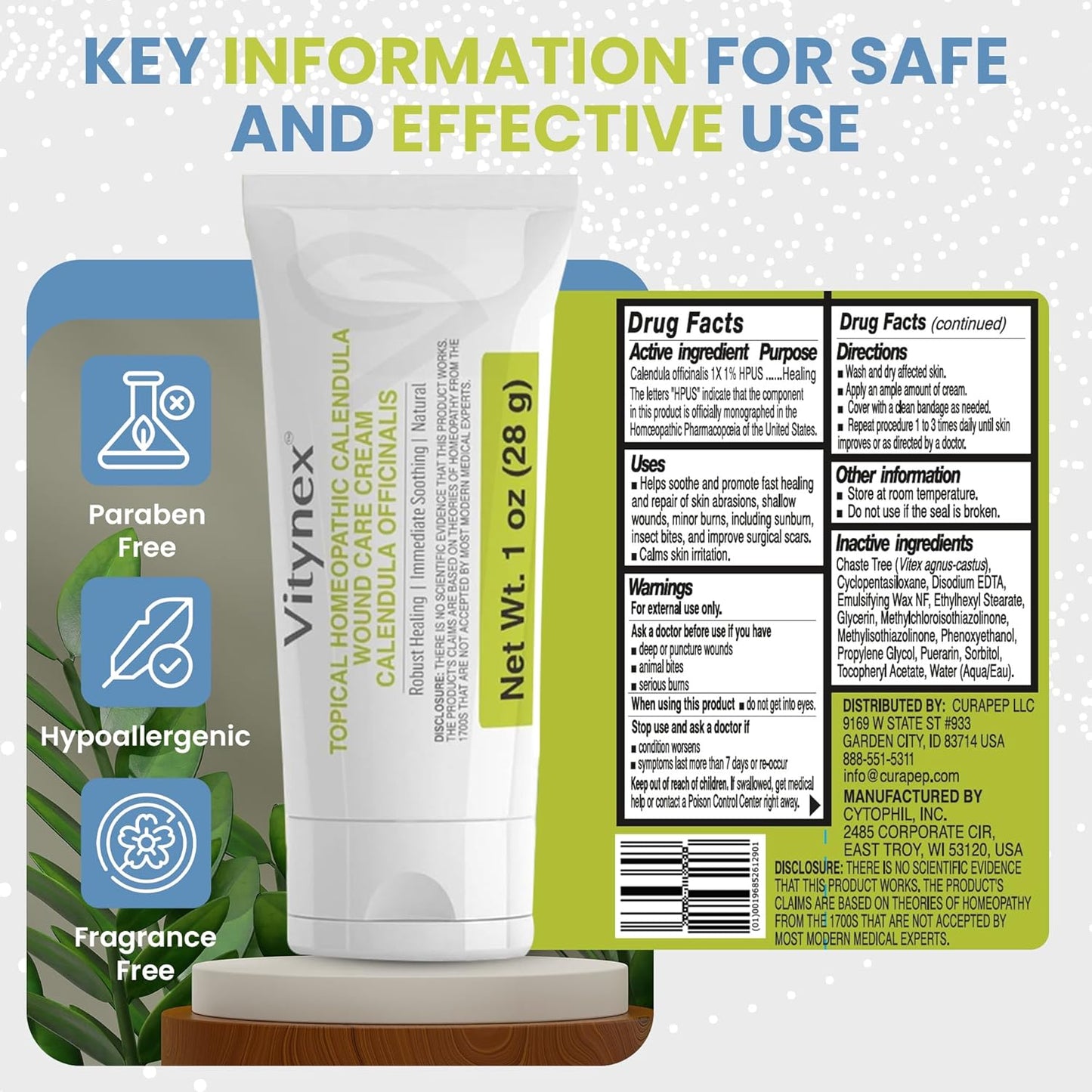 Natural wound healing ointment for cuts, burns, and diabetic ulcers